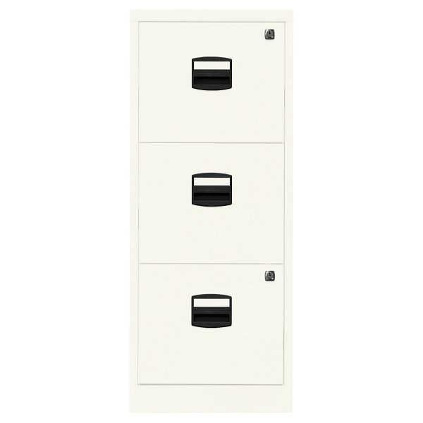 Bisley Home Hängeregistraturschrank PFA, 3 HR-Schubladen, 196 verkehrsweiß antibakteriell, PFA3F196