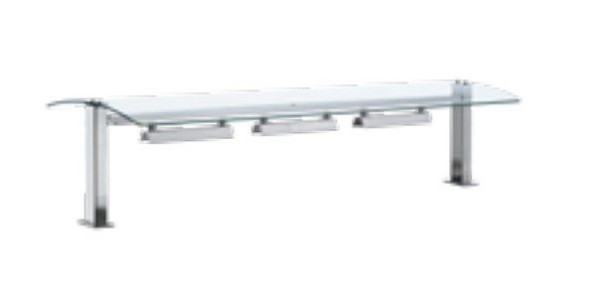 NordCap Hustenschutz, für SOUL RED 4/1, 3 Halogen Lampen, 600 Watt, B x T x H in mm: 1494 x 540 x 437, 43473500404