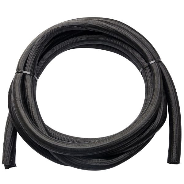 WATTSTUNDE Geflechtsschlauch offen 19mm schwarz, VE: 5 Meter, 909-1082