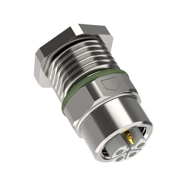 LAPP Rundsteckverbinder EPIC® POWER M12L A4 4+FE, VE: 20 Stück, 44423421