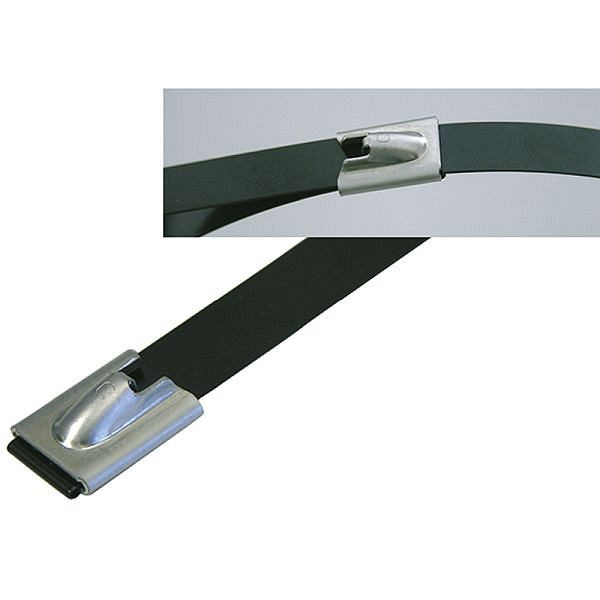 Haupa Stahlkabelbinder SS 316 beschichtet 125 mm, VE: 100 Stück, 262942/125