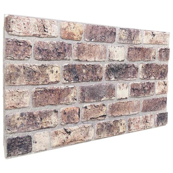 vidaXL Wandpaneele 10 stk. 100 x 50 cm Dunkelbraun EPS-Schaum, 42046100
