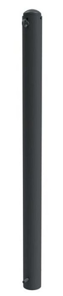 Schake Stilpoller Typ 480B -ortsfest- zum Einbetonieren, Ø 82mm, mit, Halbkugel, beschichtet RAL 7016, mit 1 Öse, 480B+1