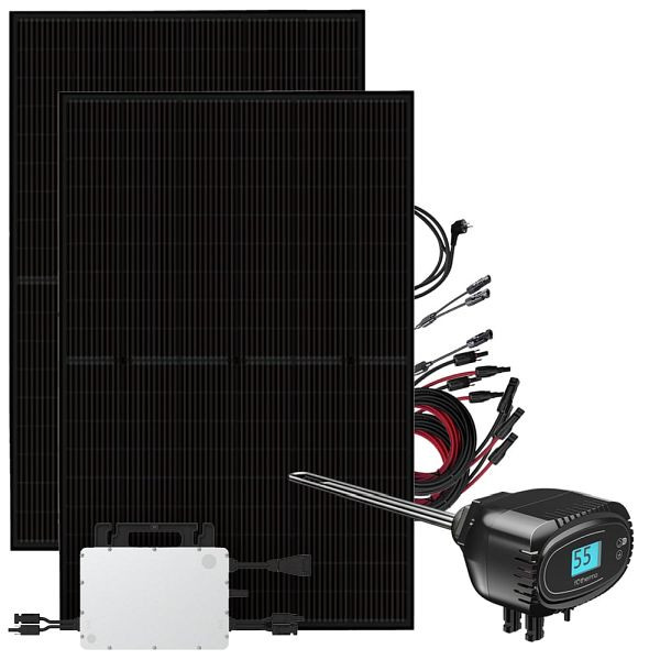 Offgridtec Solaranlage 900W mit 1kW Fothermo Solarheizstab inkl. Wechselrichter Hoymiles HMS-800W-2T, 4-01-024912-001