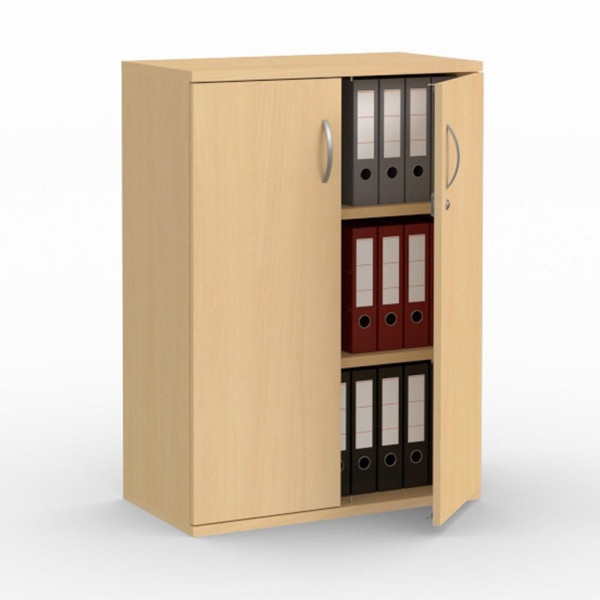 Deskin Flügeltürenschränke MULTI M pro, Buchedekor, B 800 x H 1140 x T 420 mm, 270130