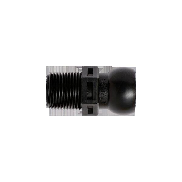 Loc-Line BSPT-Anschluß 3/8" schwarz, VE: 50 Stück, L59876S