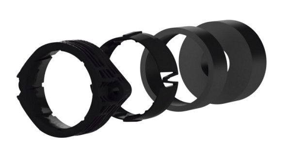 Hauff Montageset Gas RMA, DN25, 3030380493, 4052487239271