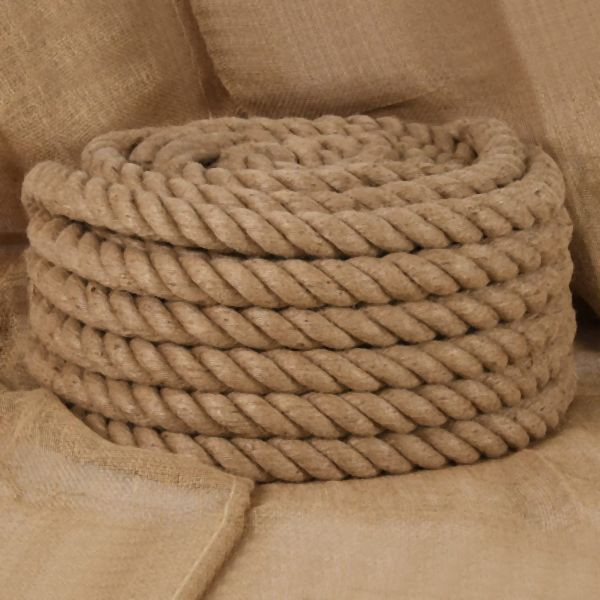 vidaXL Juteseil 10 m Länge 36 mm Stärke, 153773, 8720845762636