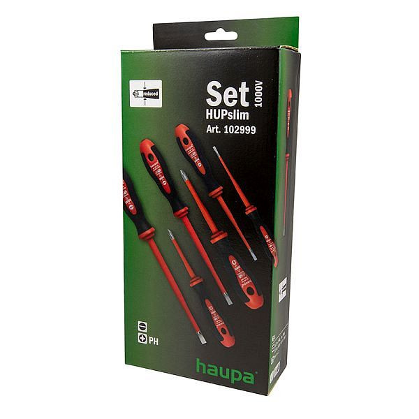 Haupa VDE-Schraubendrehersatz Slim PH, 102999, 4011923606268