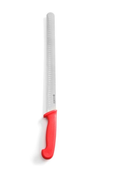 Hendi Schinken-/ Lachsmesser, LxBxH: 490x25x40 mm, Rot, 842928