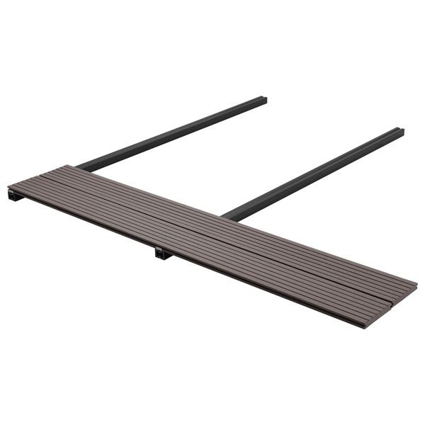 vidaXL Terrassendiele 48-teilig Dunkelbraun WPC, 3444754