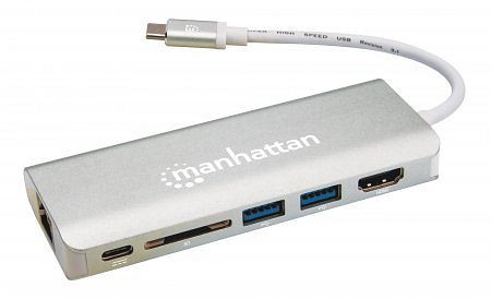 MANHATTAN SuperSpeed USB-C Multiport-Adapter, 152075
