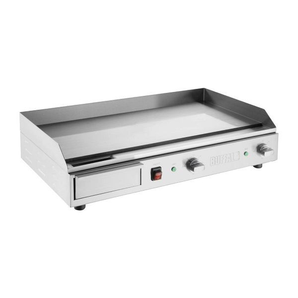 Buffalo Edelstahl Grillplatte 73,8cm, robuste Konstruktion mit starken, leistungsstarken Elementen für den gewerblichen Einsatz, CU627
