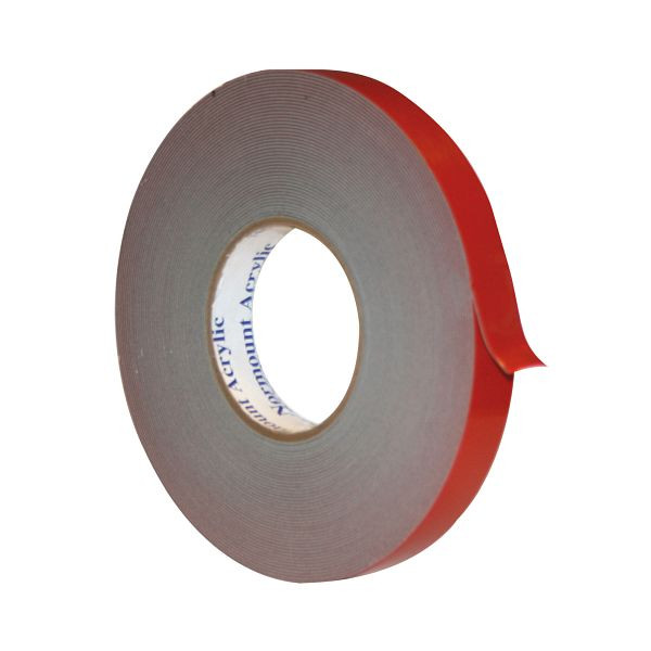 Norton doppelseitiges Foam-Klebeband, Breite: 22 mm, VE: 12 Stück, 63642505622