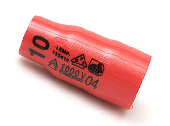 Lemp Steckschlüssel Einsatz 10mm 1/2" normal 12 kt, 135410