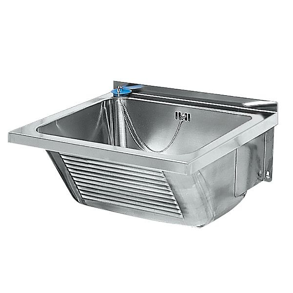 KWC Waschtrog, Sirius, Edelstahl, 470x240x430 mm, Ablauf mittig, 2000057085