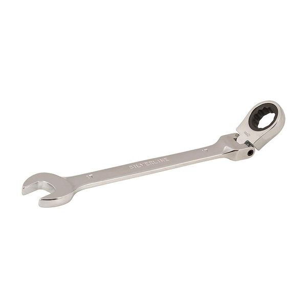 Silverline Ring-Maul-Ratschenschlüssel mit Gelenk, 17 mm, 580470