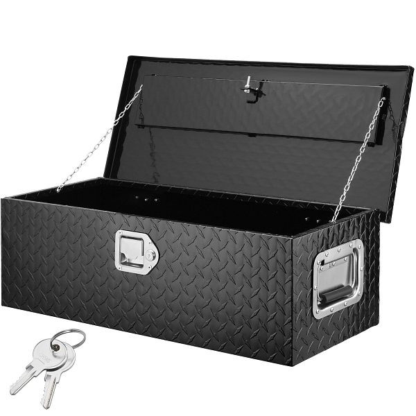 VEVOR 762 x 330 x 244 mm Werkzeugkasten für Lkw-Ladefläche, Abschließbar 64 L Truckbox, 30 kg Tragfähigkeit, LCZXG30X13X96UJDLV0