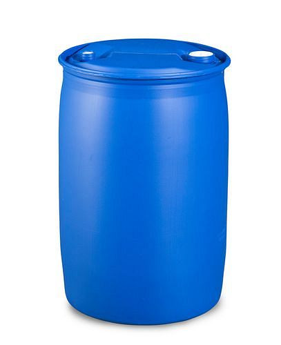 DENIOS Kunststoff-Spundfass, 120 l, Spundverschraubung 3/4'' und 2'', 266140