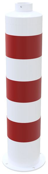 Schake Inselpfosten Ø178x846mm, weiß - rot, 44171B