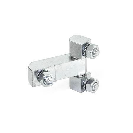 Ganter Scharniere, Stahl (GN 129.2-45-40-C-ST), VE: 10 Stück, 129.2-45-40-C-ST