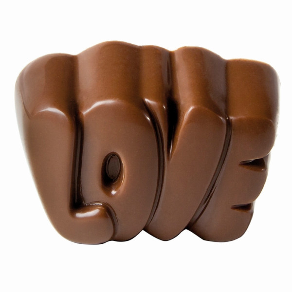 Schneider Schokoladen Form - Love, 275 x 135 x 24 mm / 33 x 22,5 x 16 mm, 10,5 gr, 3 x 8 Stück, 421744