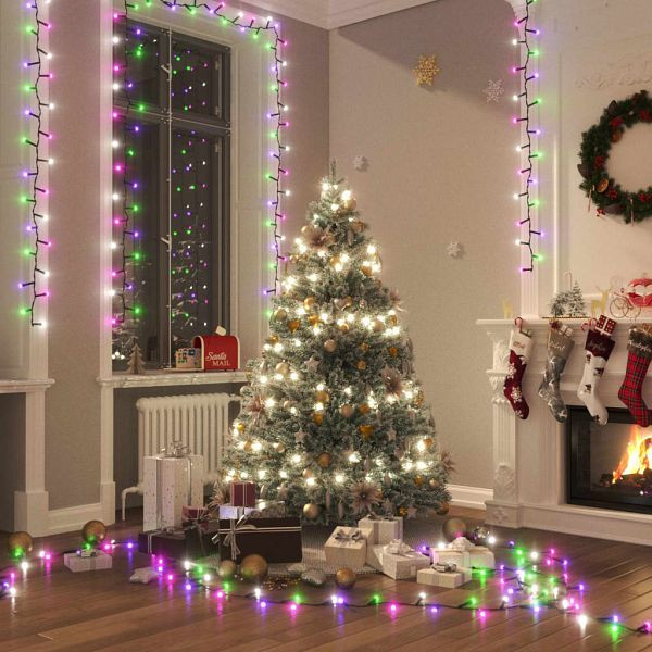 vidaXL LED-Lichterkette mit 3000 LEDs Pastell Mehrfarbig 65 m PVC, 343273