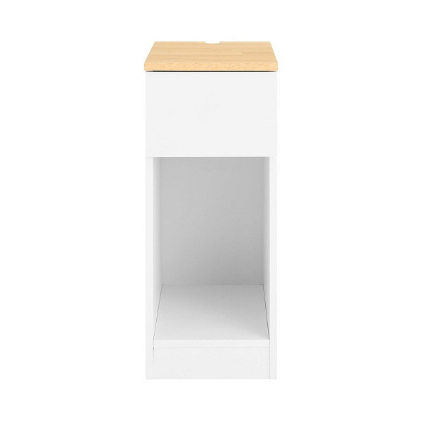 SoBuy Nachttisch mit einer Schublade 40x25x60 cm, Modern, FBT111-II-WN
