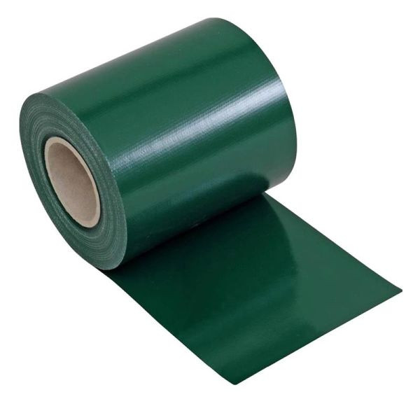NOOR Sichtschutzstreifen PVC Zaunblende 0,19 x 35m Zaun Farbe: grün (RAL 6005), 15512-2
