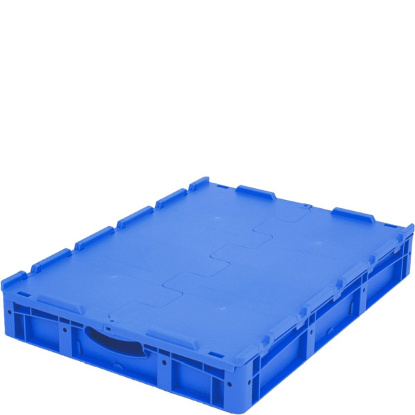 BITO Eurostapelbehälter XL Deckel/Kufe /XLD86121D 800x600x120 blau, Deckel Doppelboden, C0292-0077