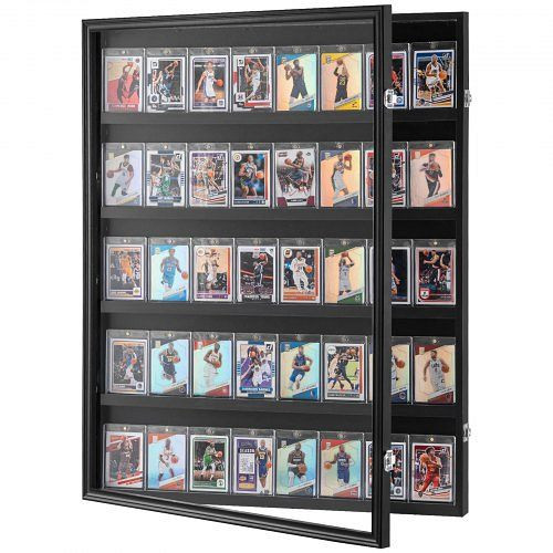 VEVOR Vitrine für Sportkarten in 35 verschiedenen Ausführungen, 617 x 775 x 55 mm, Schaukasten mit 98 % UV-Schutz, QYZSKJZX24338KR8ZV0