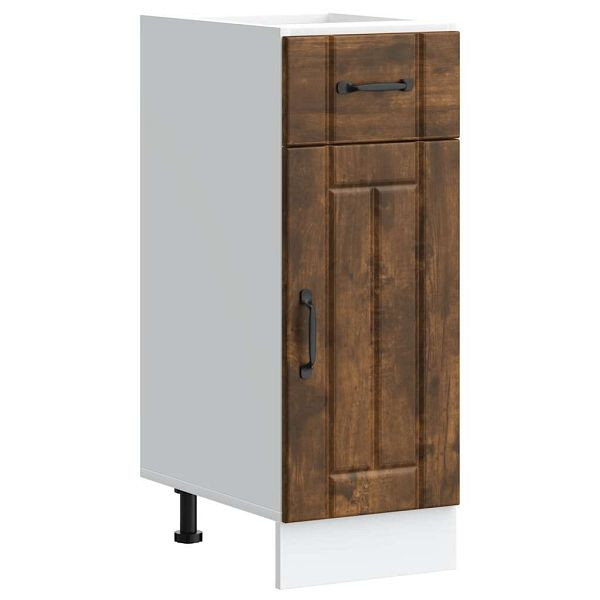 vidaXL Küchen-Unterschrank Lucca Räuchereiche Holzwerkstoff, 853702