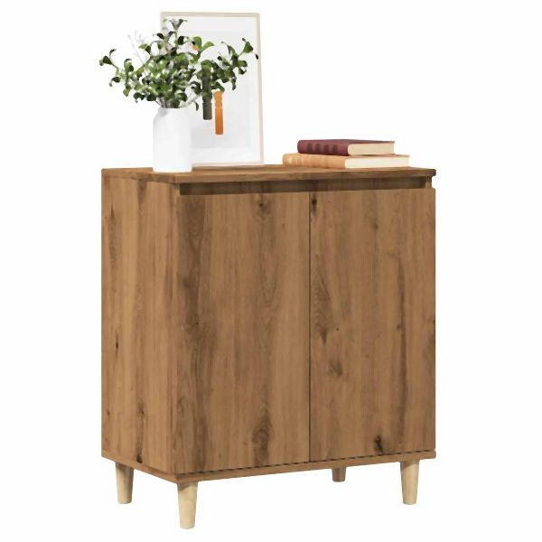vidaXL Sideboard Artisan-Eiche 60x35x70 cm Holzwerkstoff, 856477