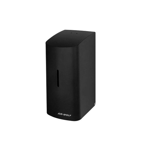 Air Wolf WC-Sitzreiniger mit Sensor, Wandmontage, Schwarz, 500 ml, Edelstahl, Serie Alpha, 60-183