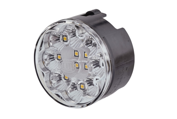 HELLA Positionsleuchte, LED, 24V, Einbau/geschraubt, Lichtscheibenfarbe: glasklar, 2PF 009 001-521
