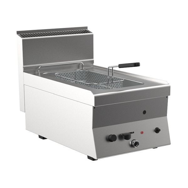 Mareno M1-600 Gas-Fritteuse 8 Liter, 40cm, Außenmaße: 400(B)x650(T)x295(H)mm, 161.033