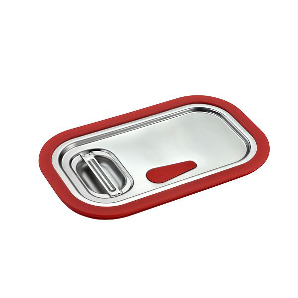 Vaiotec TOPLINE Gastronorm Deckel GN 1/4 - mit Gummidichtung, 26,5x16,2x2 cm, 10637
