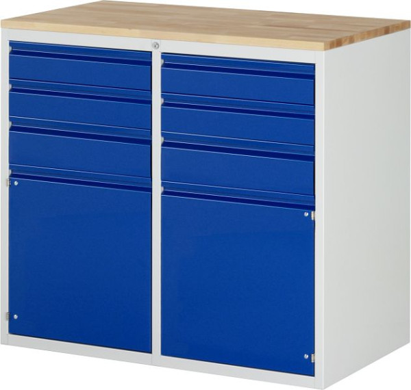 RAU Schubladeschrank LL7.11, B1145xT650xH1035mm, B-Top-25mm, 6xSchublade-TA, 2xTür, 03-LL7.2.2I-B.11