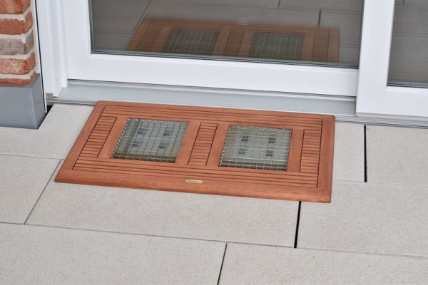 Merxx Fußrost, 88 x 57 x 2,5 cm, FSC Eukalyptusholz, 25927-011