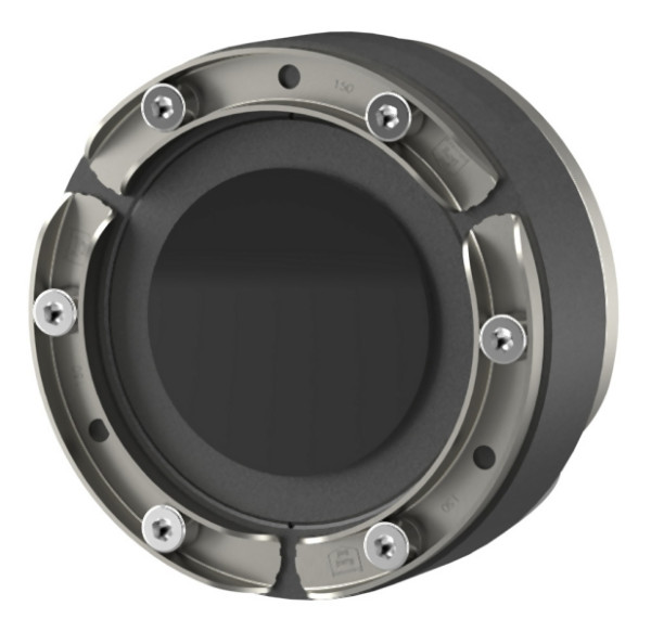 Hauff Standard-Ringraumdichtung für Rohre mit U-Profil-Pressplatten - gestufter Supersegmentringtechnologie HSD150 SSG 1x75/90/110 b40, 3030300062