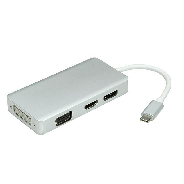 VALUE Display Adapter USB Typ C - VGA/HDMI/DVI/DP, 12.99.3230