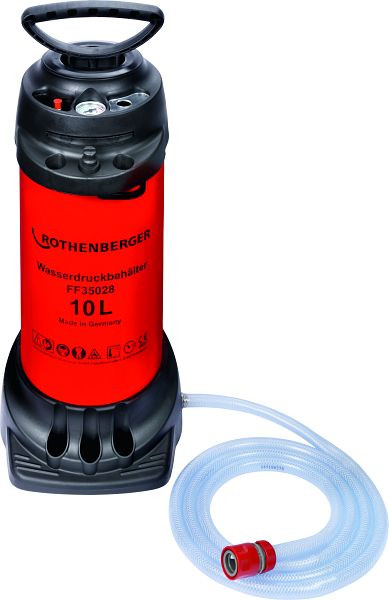 Rothenberger Wasserdruckbehälter, Fassungsvermögen 10l, FF35028