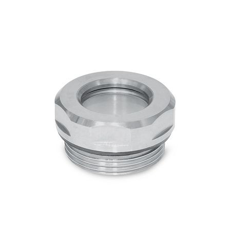 Ganter Edelstahl-Ölschaugläser, Float-Glas (GN 743.4-18-G3/4-A), VE: 5 Stück, 743.4-18-G3/4-A