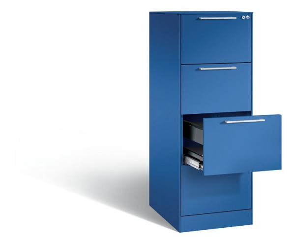C+P Hängeregistraturschrank Asisto, H1310xB440xT600mm, Farbe: Enzianblau, Bügelgriff, 146225-411 S10014