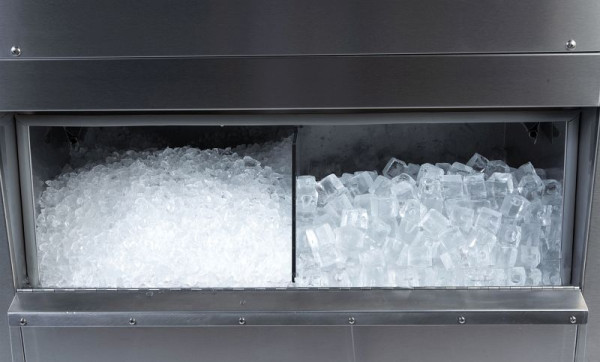 Wessamat Eisbereiter Cube-Line, für Quadratische Eiswürfel + Crushed-Ice, Luftkühlung, 172 kg, Leistung: 125 kg/Tag, 2212