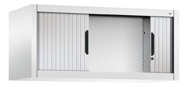 C+P Rollladenschrank Omnispace, H450xB1000xT420mm, Farbe: Verkehrsweiß / Weißaluminium, Griffmulde, 3262-00 S10075