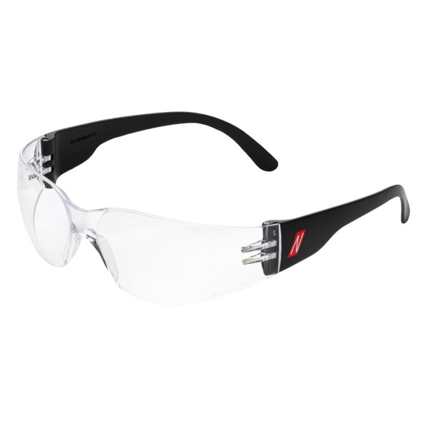 NITRAS VISION PROTECT BASIC, Schutzbrille, Tragkörper schwarz, Sichtscheiben klar, VE: 120 Stück, 9000