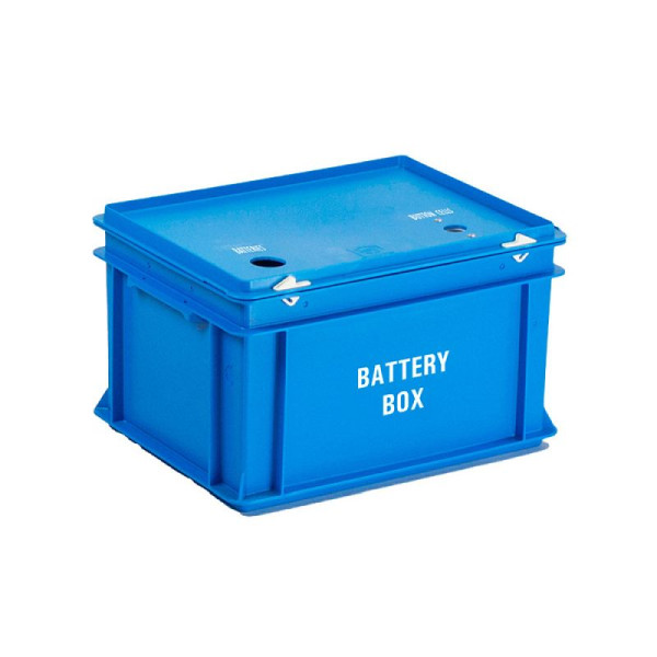 STEIN HGS Batteriebehälter EN, blau, Kunststoff, 83575.0001