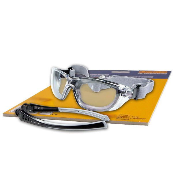 L+D MULTI VISION Schutzbrillen, EN 166F, PC Sichtschutz Kombination Bügel- und Vollsichtbrillen mit Gummiband, SB-Aufmachung, VE: 10 Stück, 26791SB