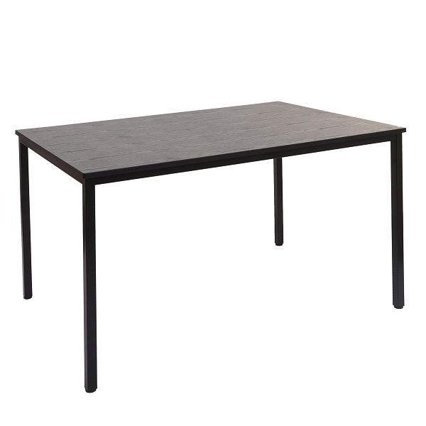 Mendler Schreibtisch Braila, Konferenztisch Bürotisch Seminartisch, 120x80cm MDF, schwarze Eiche-Optik, 75150